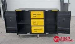 Unused "Tare" Tool Bench/Cabinet - 2 Door & 3 Drawers -  59.5" X 21"D X  37"H