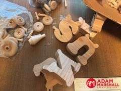 Wooden Name Train Pieces