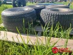 (4) Used Golf Cart Wheels & Tires