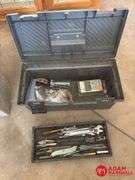2 Plastic Tool Boxes & Contents
