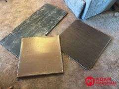 2 Card Tables , 1 Metal 5’ Table & 8 Metal Folding Chairs