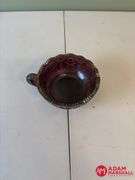 Purple Carnival Glass Dish