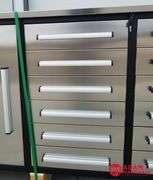 Unused Steelman Tool Box - Stainless Steel, 2 Door & 18 Drawer, 113"W x 24"D x 38"H