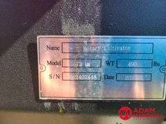 Unused 2024 Greatbear Rotary Tiller for Skid Steer - 72IN