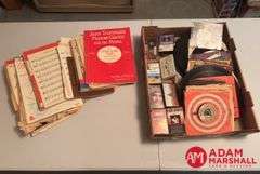Cassettes, 8 Tracks & Sheet Music