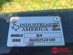 Unused Industrias America Bucket For Skid Steer - 84IN