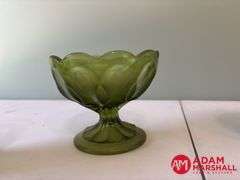 Candy Dish & Other Colored Glass