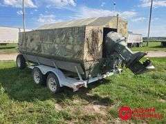 1971 Fully Enclosed Waterfowl Hunting Boat & Trailer
