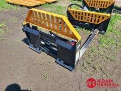 Unused Wolverine Pallet Forks w/ Hydraulic Adjustment, 48"