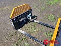 Unused Wolverine Pallet Forks w/ Hydraulic Adjustment, 48"