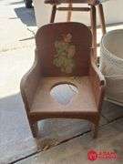 Wooden Highchair, Wooden Potty Chair & Bassinet