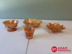 Carnival Glass (4 Piece)