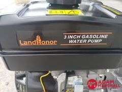 Unused Land Honor  Industrial Model LHR-TWP80 Gasoline 3" Semi-Trash Water Pump
