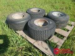 (4) Used Golf Cart Wheels & Tires