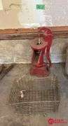 Pitcher Pump & Wire Basket