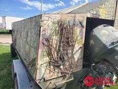 1971 Fully Enclosed Waterfowl Hunting Boat & Trailer