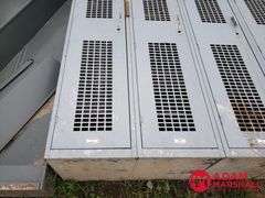 (4) Metal Locker w/ Metal Shelf
