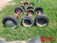 (3) Axels w/ Wheel & Tires