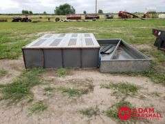 (4) Metal Locker w/ Metal Shelf