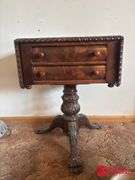 Antique Drop Leaf Side Table