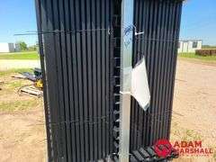 Wrought Iron Site Fence (30) Pieces w/ (31) Fence Posts, 7FTx10FT Long
