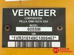 2012  Vermeer  605 Super M  Round Baler