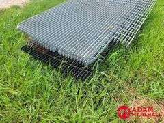 Approximately 11 Pieces of Stee Grating - Various Lengths & Sizes