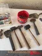 Hammers, Rubber Mallet & Various Saw Blades