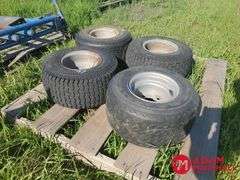 (4) Used Golf Cart Wheels & Tires