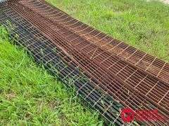 Approximately 11 Pieces of Stee Grating - Various Lengths & Sizes