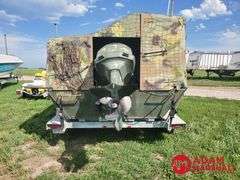 1971 Fully Enclosed Waterfowl Hunting Boat & Trailer