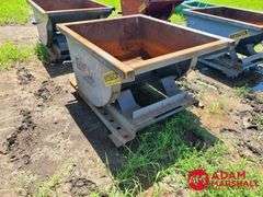 Wright  ½ Yard Self Dumping Hopper w/ Drain Valve & Casters