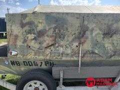 1971 Fully Enclosed Waterfowl Hunting Boat & Trailer
