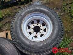 (4) Rims & Tires & (1) Rim