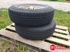 (2) Rims & Tires - 235/80R16