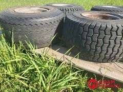 (4) Used Golf Cart Wheels & Tires