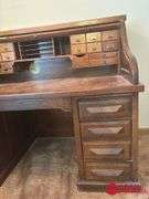 Vintage Roll Top Desk Leopold Desk Co Iowa USA