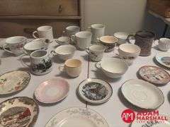 Various Cups & Saucers