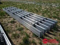 New 20 ft. continuous fence panels, 6 bar, (#2 Pipe) sold 10 x bid