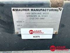 2013  Maurer Manufacturing  M38  Header Trailer