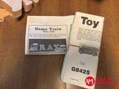 Wooden Name Train Pieces