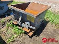 Wright  ½ Yard Self Dumping Hopper w/ Drain Valve & Casters