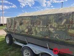1971 Fully Enclosed Waterfowl Hunting Boat & Trailer