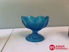 Candy Dish & Other Colored Glass