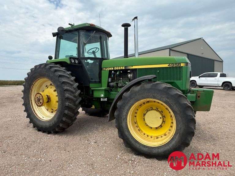 1989  John Deere  4955  MFWD Tractor - Diesel