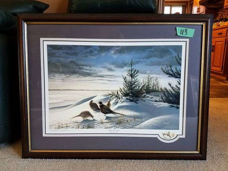 Terry Redlin Signed “Quiet Afternoon” Pheasants Forever Special Edition Print