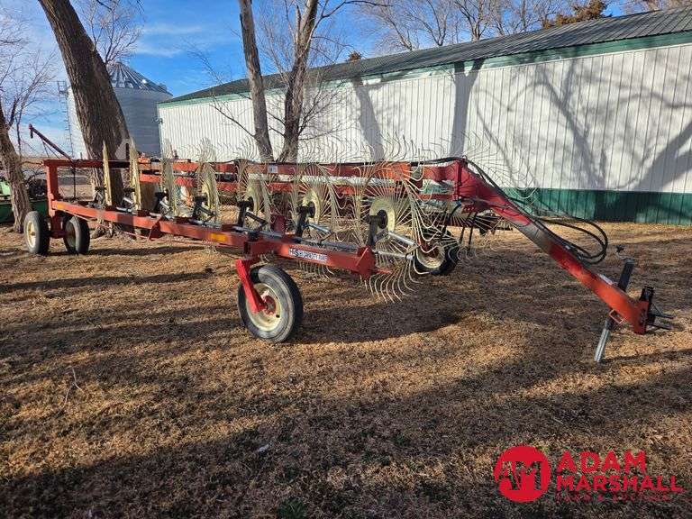 H&S  Hi Capacity  14 Wheel Hay Rake