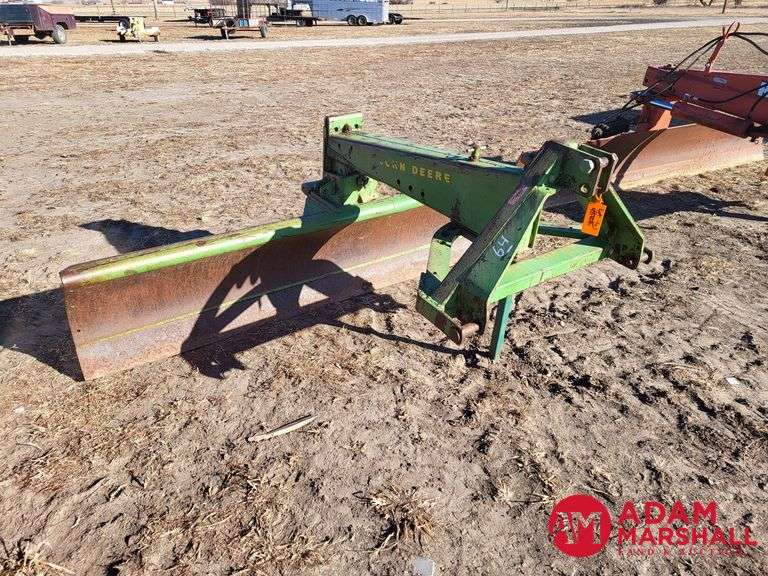 John Deere Blade - 9FT - Adam Marshall Land & Auction, LLC