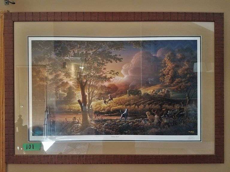Framed Limited Edition Terry Redlin Print, ‘Always Alert’