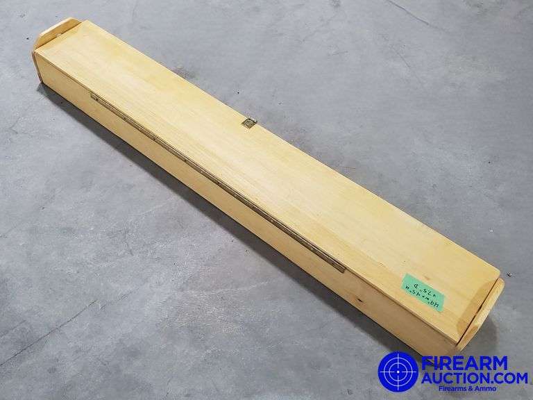 Wooden Gun Storage Box - 49"W x 4.5"H x 7.5"D